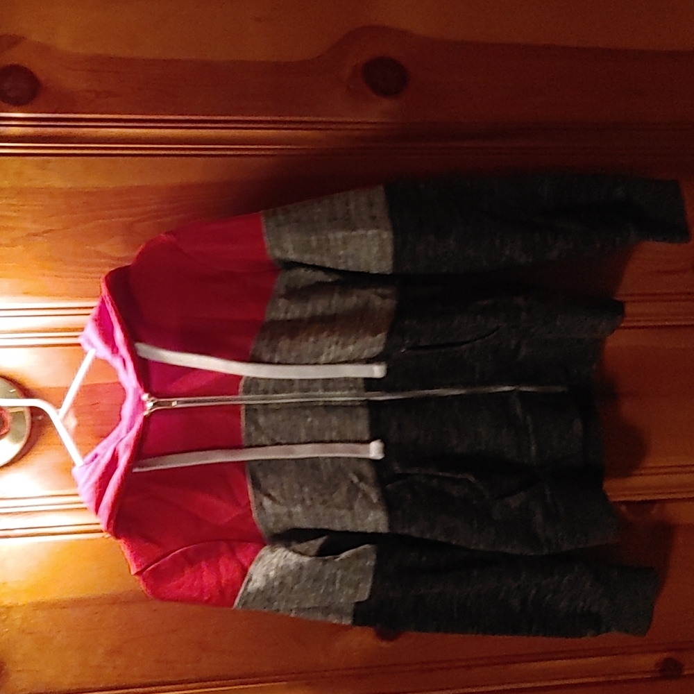 Zip up sweat jacket